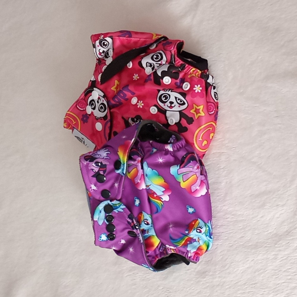 New Hip Huggers Pocket Cloth Diaper (set of 2)